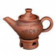 Чайник на подставке малый (0,5 л) / глазурь / - Глиняные, гончарные изделия - ООО Гончар