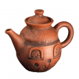 Чайник Домик / глазурь / - Глиняные, гончарные изделия - ООО Гончар