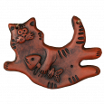 Кот с рыбой т.2 - Глиняные, гончарные изделия - ООО Гончар