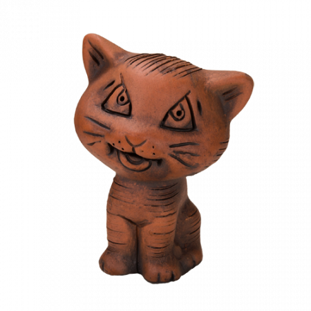 Котёнок фигурка 9 см - Глиняные, гончарные изделия - ООО Гончар