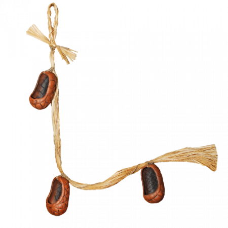 Щелкните для уменьшения или перетащите для перемещения Вязанка Лапти 3 пр мал. - Глиняные, гончарные изделия - ООО Гончар