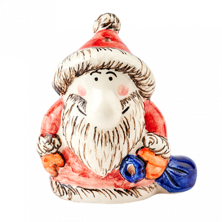 Дед Мороз - Гном 8 см фигурка красный - Глиняные, гончарные изделия - ООО Гончар